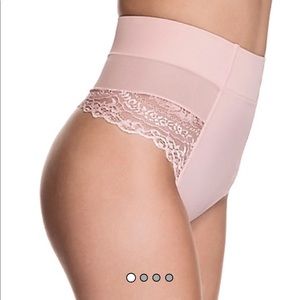 Squeem - NWOT XS Brazilian Flair Slimming Mid Waist Shapewear Lace Thong